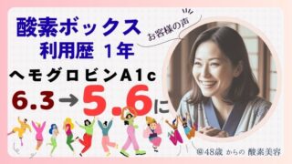 ヘモグロビンA1c（HbA1c） を下げるには？｜酸素ボックス体験談 